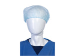 Tronex Spunbonded Bouffant Cap, One Size, Blue, 100 Caps/Box, 5 Boxes/Pack (7124B)