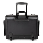 Bugatti Warren Briefcase, Laptop Compatible, Rolling, Black (BZCW307-Black)