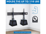 Mount-It! Tilt Wall TV Mount, 110 lbs. Max. (MI-14004)