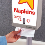 Kimberly Clark Mega Cartridge Napkin System Dispenser, Gray, 22 5/8"H x 8"W x 5 3/4"D, 1/Ct