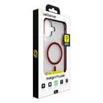cellhelmet Magnitude Series MagSafe Phone Case for iPhone 16 Plus, Shock Absorbing, Lava Red (CM-105-LR)