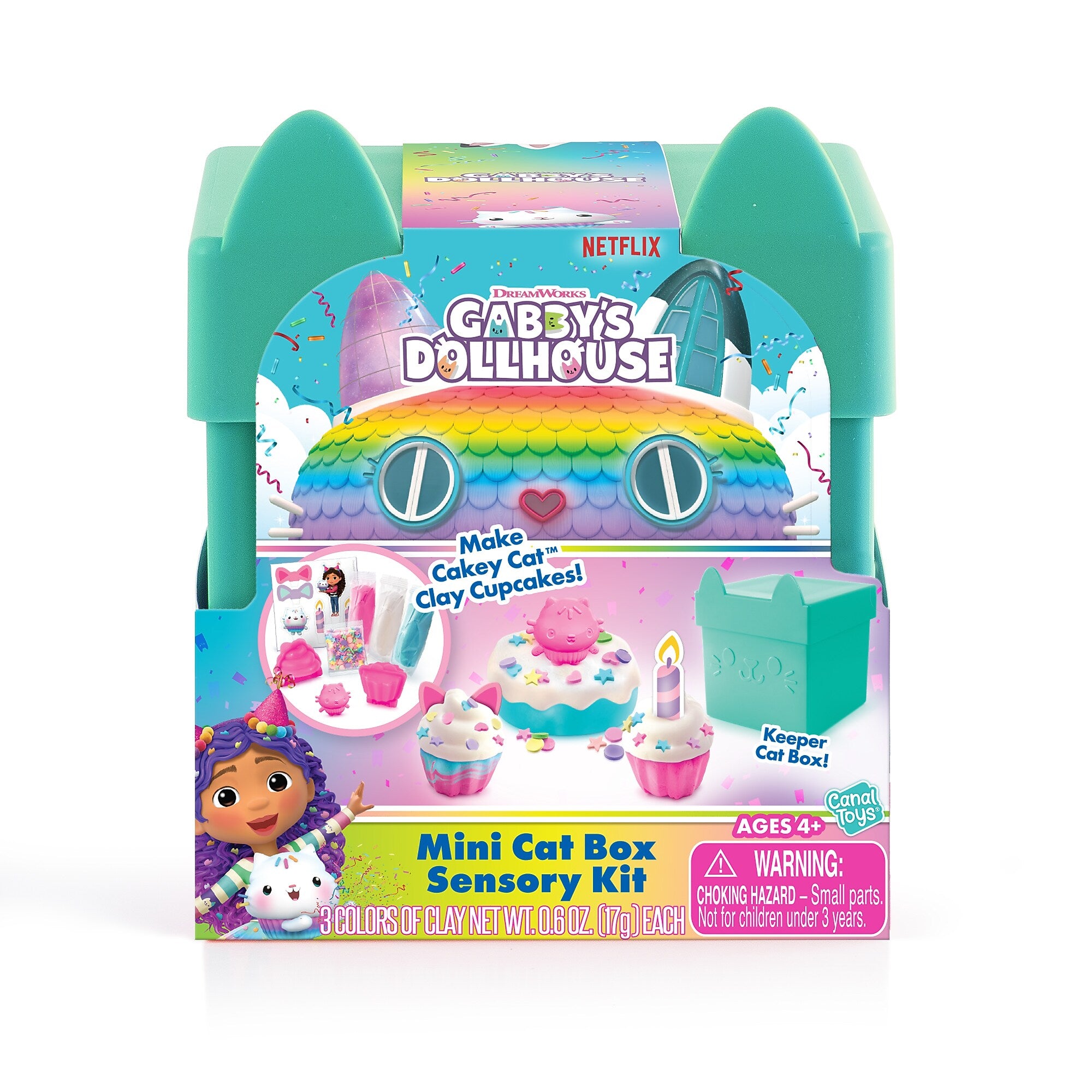 DreamWorks Gabby's Dollhouse Cat Box Sensory Compound Kit (843011-24)