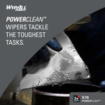 WypAll X70 Fabric Cleaning Towels, 12, White, 12/Carton (KCC41200)