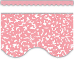 Teacher Created Resources Border Trim, 2.19" x 2.92', Composition Pink Scalloped, 12/Pack, 6 Packs/Bundle (TCR9316-6)