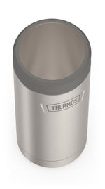 Thermos Icon Stainless Steel Vacuum Insulated Slim Can Insulator, 12 oz., Stainless (EAIS1512MS4)