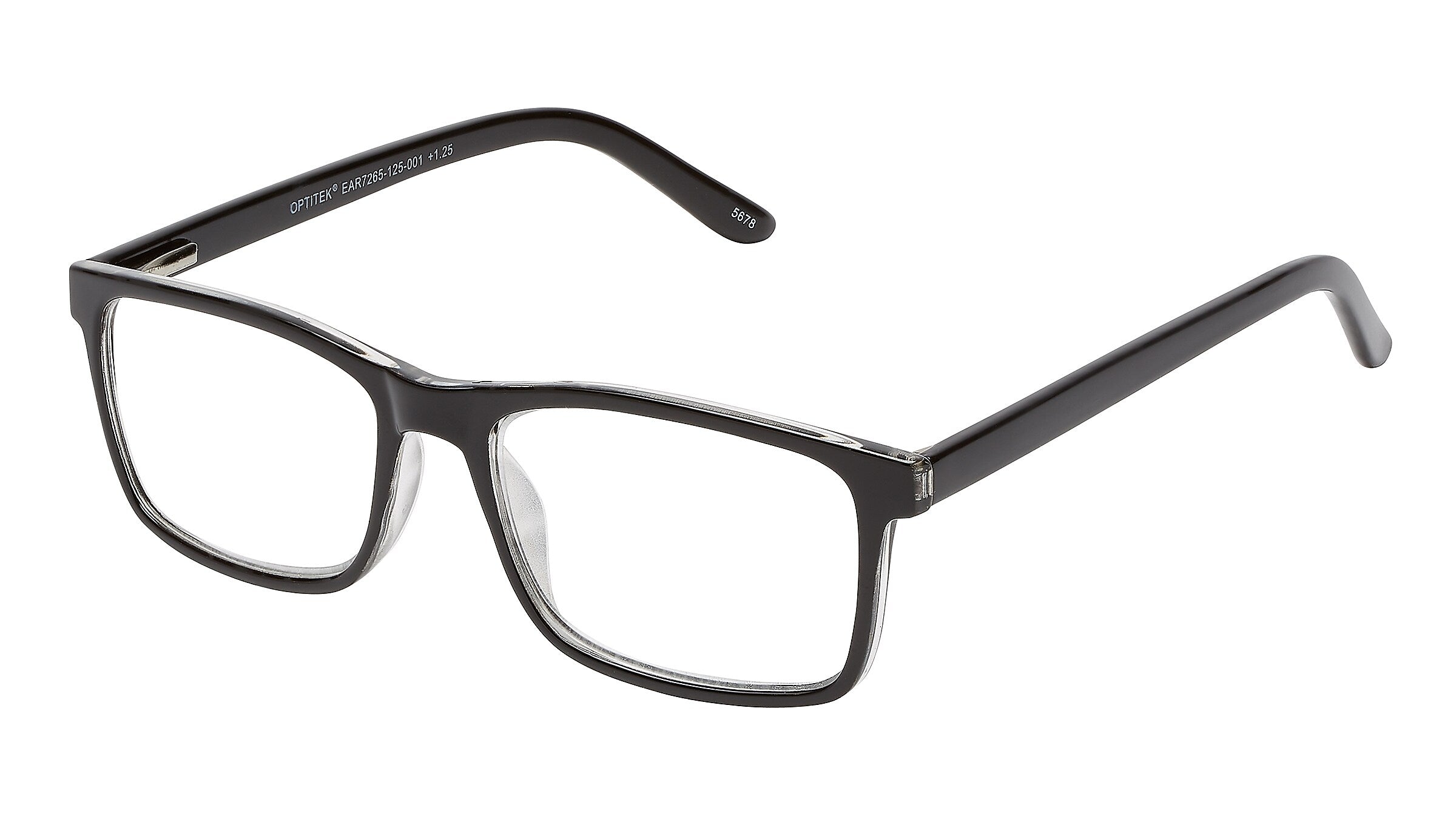 SAV Optitek +1.50 Reading Glasses, Black (EAR7265-150-001)