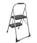 Cosco Two Step Big Step Folding Step Stool with Rubber Hand Grip (11308PBL1E)