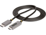 StarTech 6.6' 8K DisplayPort to HDMI Adapter Cable, Male to Male, Space Gray (133DISPLAYPORTHDMI21)