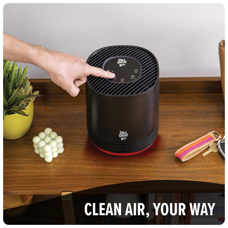 Dirt Devil HEPA Tabletop Air Purifier, Black (WD10100V)