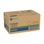 Dixie Ultra 8.5" Paper Plates, White, 125 Plates/Pack, 4 Packs/Carton (SXP9W)
