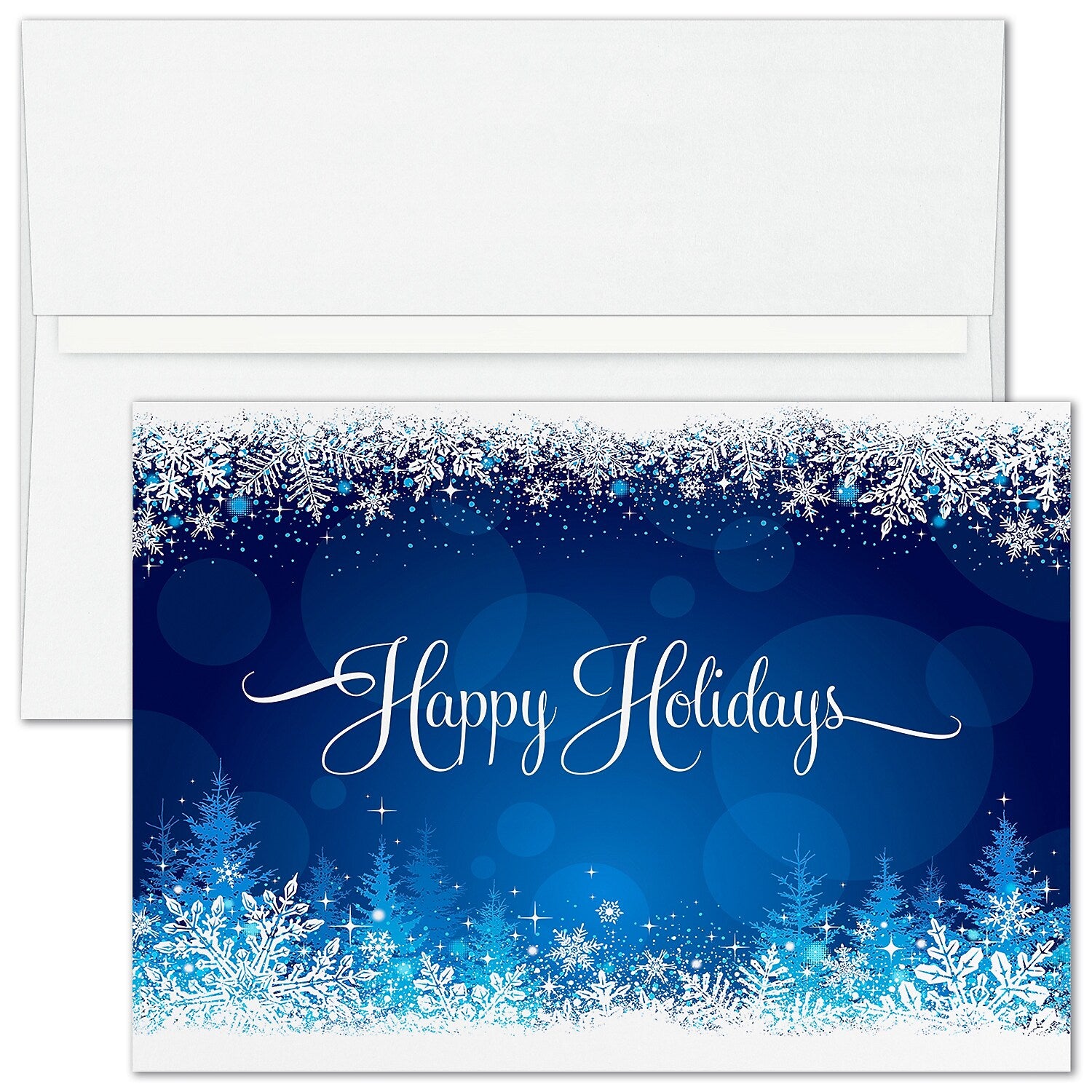 Snowy Glow Holiday Card, 50/BX