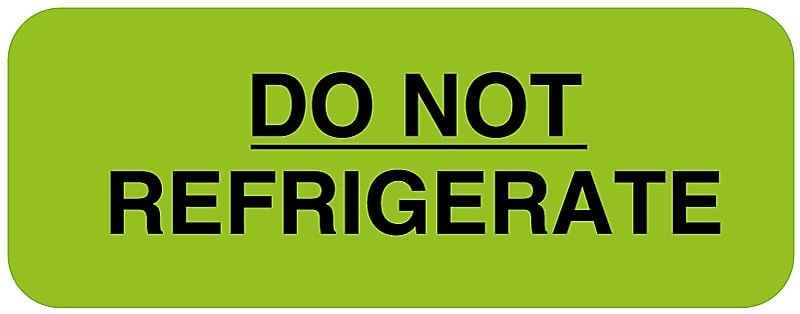 Storage Communication Labels, 2" x 3/4"