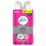 Glade Air Freshener Aerosol, Exotic Tropical Blossoms Scent, 8 Oz., 2/Pack (377365)