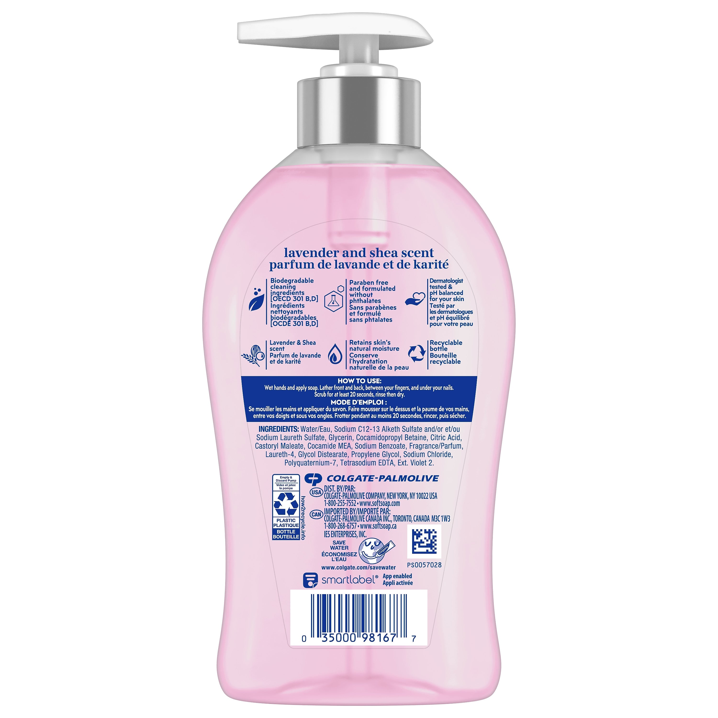 Softsoap Antibacterial Liquid Hand Soap, Lavender & Shea Butter Scent, 11.25 Fl. Oz. (US07058A)