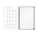 2025-2026 Blue Sky Leopard 5" x 8" Academic Year Weekly & Monthly Planner, Plastic Cover, Multicolored (149047-A26)