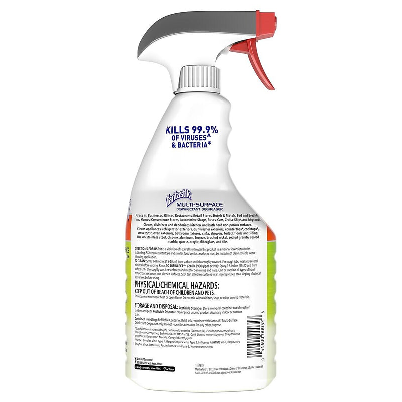 Fantastik Multi-surface Disinfectant Degreaser, 32 Oz. (311836)