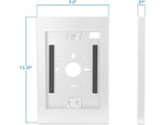 Mount-It! Anti-Theft iPad Wall Mount, White (MI-3772W_G10)