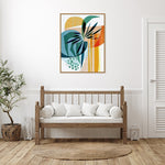 Amanti Art Summer Tropics by Ishita Banerjee Framed Canvas Wall Art Print, 32" x 42" (A42677747808)