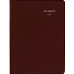 2026 AT-A-GLANCE DayMinder 8" x 11" Weekly Appointment Book, Faux Leather Cover, Burgundy (G520-14-26)