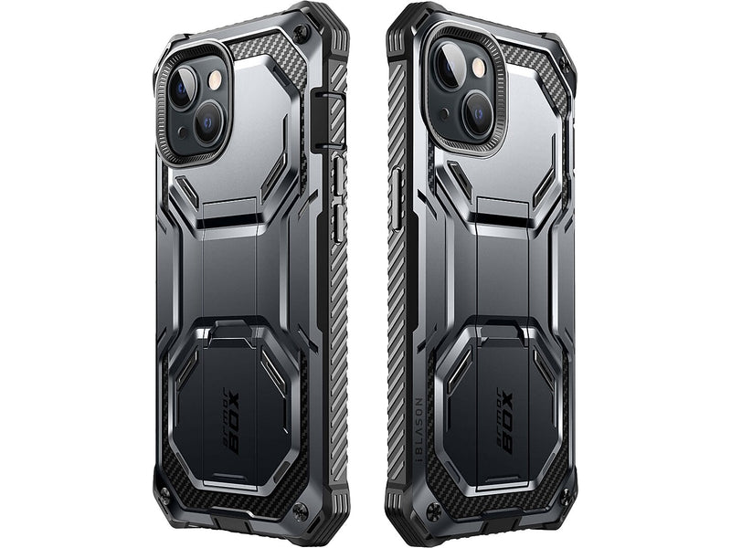 i-Blason Armorbox Black Rugged Case for iPhone 14 (iPhone2021/22-6.1-Armorbox-SP-Black)