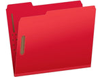 Pendaflex 60% Recycled Pressboard Classification Folder, 2" Expansion, Letter Size, Bright Red, 25/Box (15936GW)