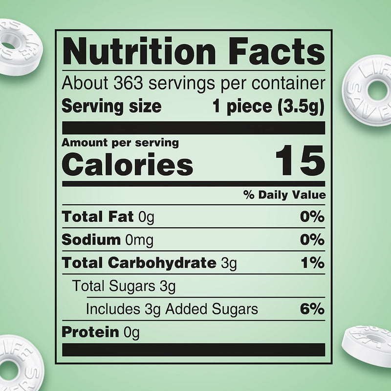 LifeSavers Wint-O-Green Wintergreen Mints, Party Size, 44.93 oz. (MMM29060)