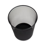 Mind Reader Metal Mesh Trash Can Without Lid, 4.5 Gallon, Black, 3/Pack (3CGARB-BLK)