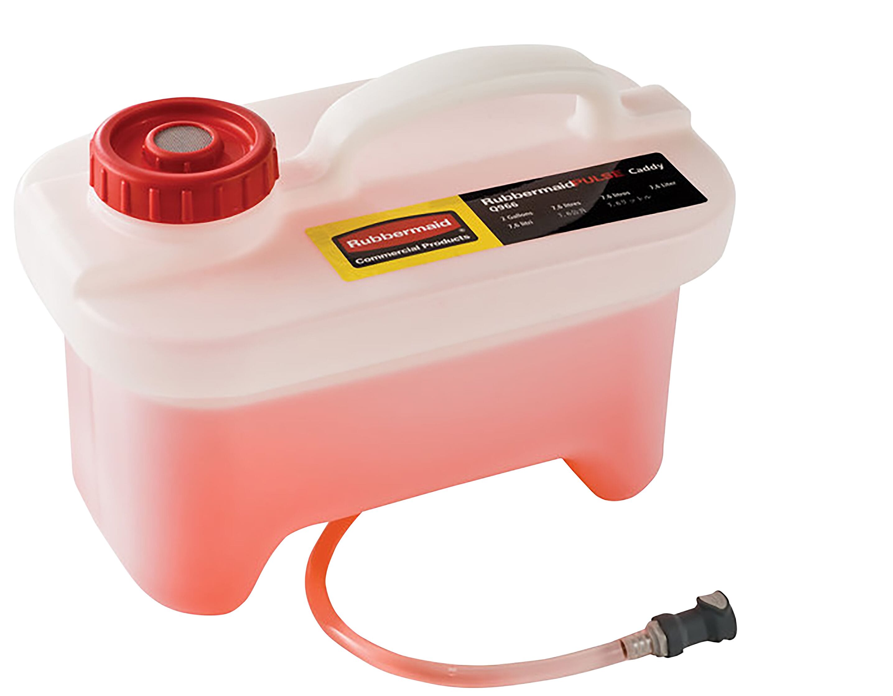 Rubbermaid HYGEN Pulse Caddy with Clean Connect, 2 gal, White (FGQ966000000)