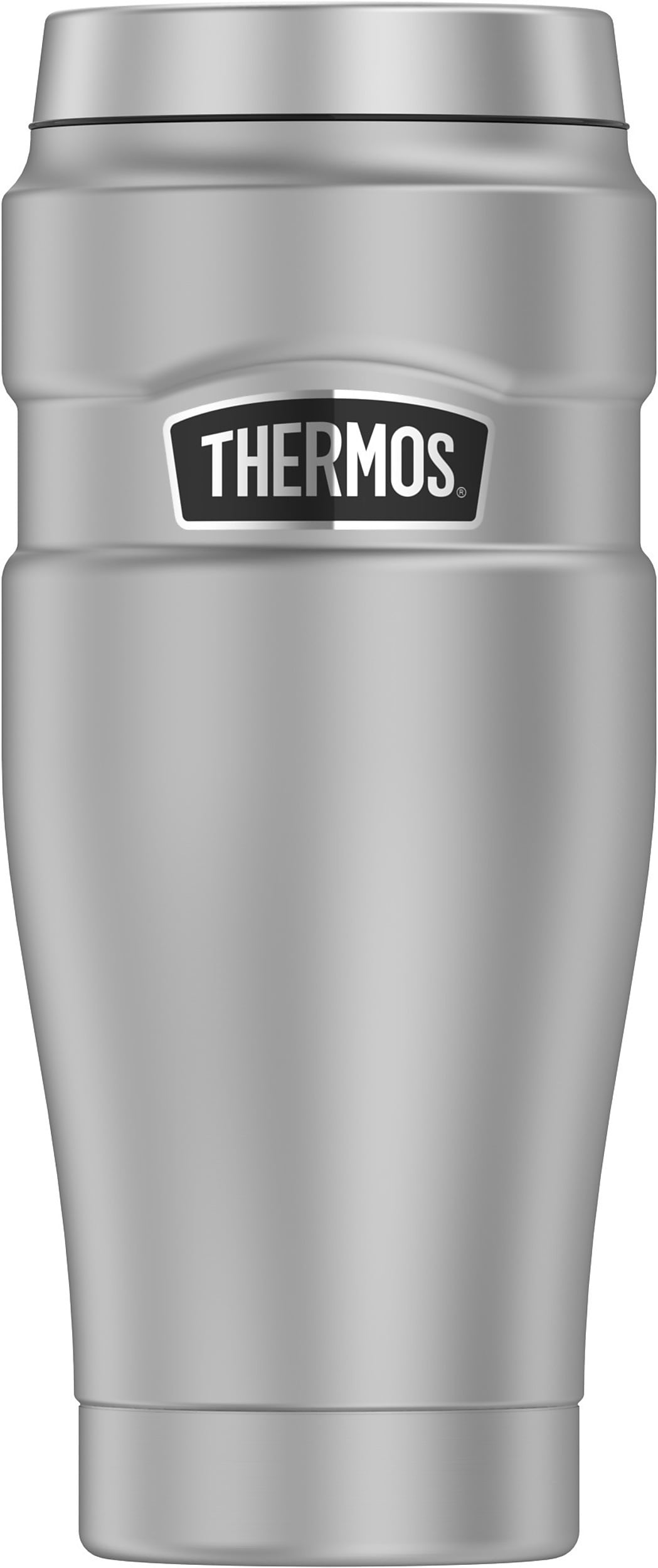 Thermos King Stainless Steel Vacuum Insulated Tumbler, 16 oz., Matte Stainless (EASK1005MSTRI4)