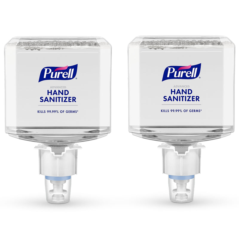 PURELL Advanced 70% Alcohol Foaming Hand Sanitizer Refill for ES6 Dispenser, 1200 mL, 2/Carton (6453-02)