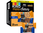 KIND Chewy Minis Gluten-Free Bar Variety Pack, 0.81 oz., 20 Bars/Box (40106)