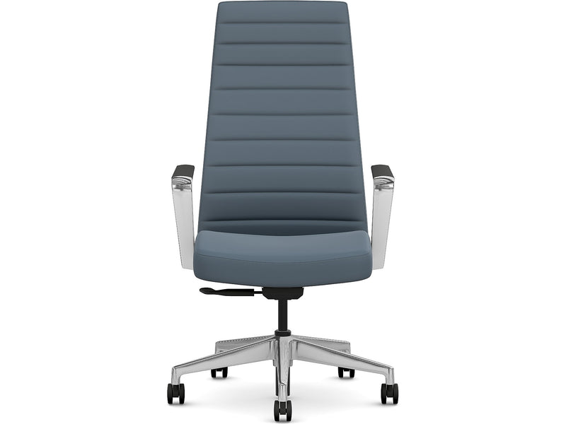 HON Cofi Fabric Swivel Executive Chair, Nimbus/Polished Aluminum (HCFEU.W0.STC.P.H.UR93.CHSTC09.PA)