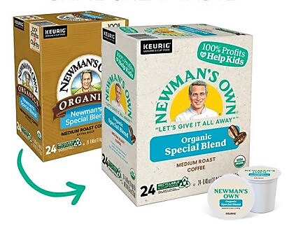 Newman's Own Organics Special Blend Coffee Keurig® K-Cup® Pods, Medium Roast, 24/Box (4050)