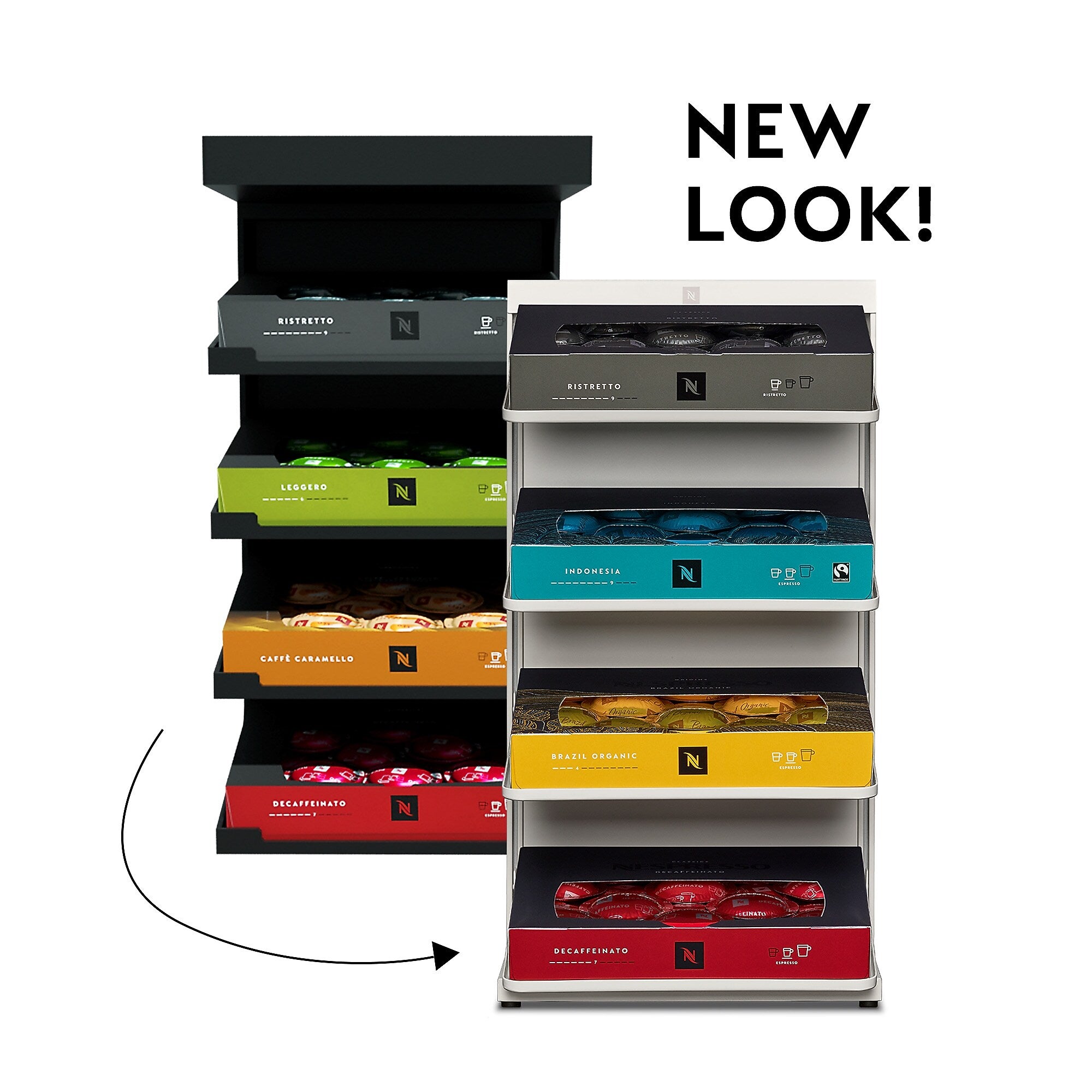 Nespresso Professional Capsule Dispenser, Black (3800)