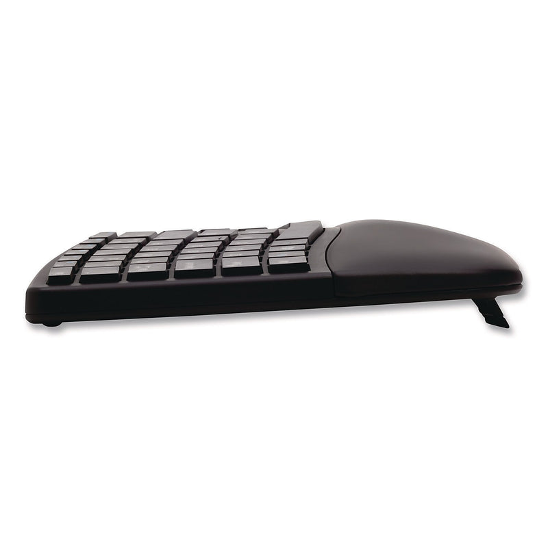 Kensington Pro Fit Ergo K75406US Wireless Ergonomic Keyboard and Optical Mouse Combo, Black (KMW75406)