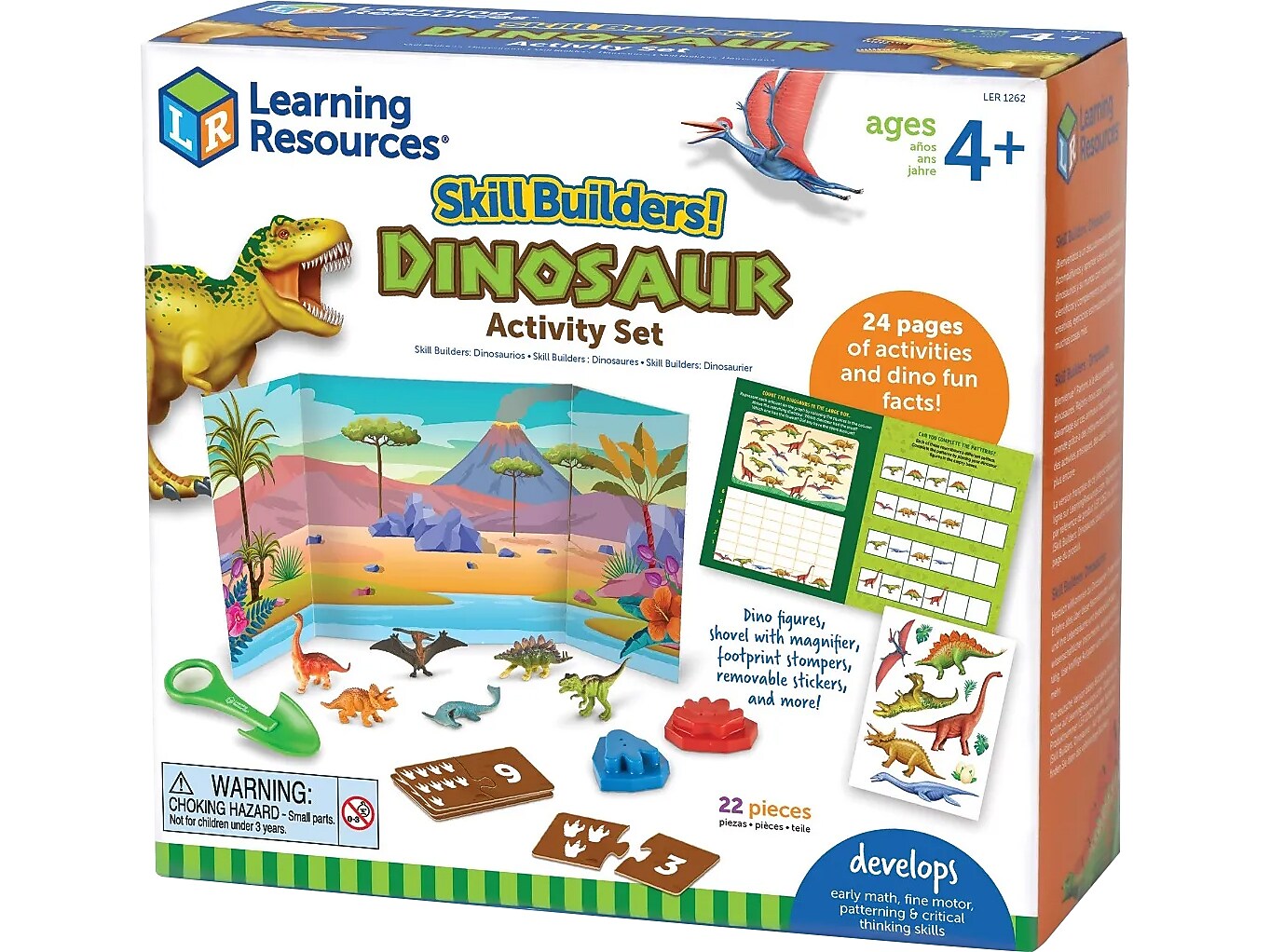 Learning Resources Skill Builders! Dinosaur Activity Set (LER1262)