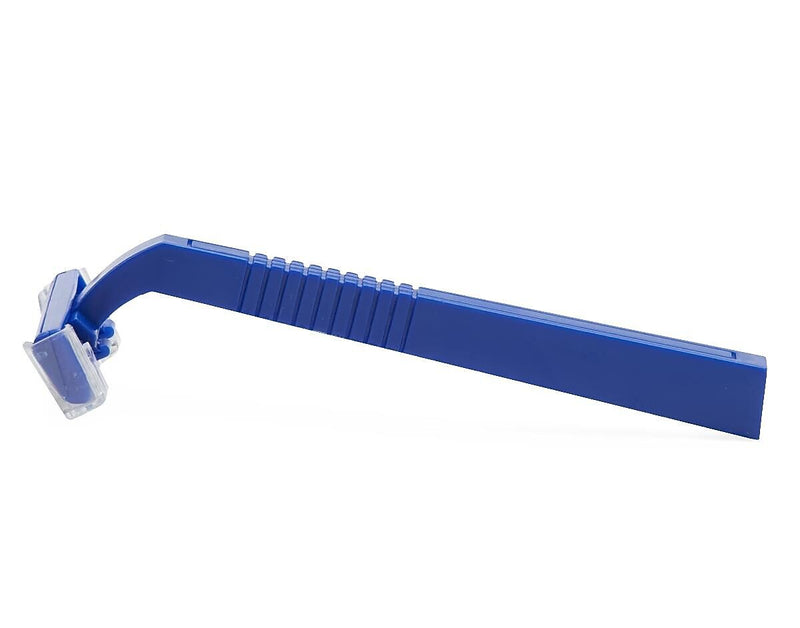 Medline Single Blade Facial Razors, Blue, 10/Pack (BRN1332H)