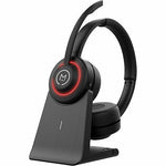 Morpheus 360 Sanctuary Wireless Noise Canceling Bluetooth Stereo Over-The-Ear Computer Headset, MS Certified (HS6750ANC)