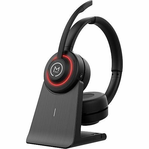 Morpheus 360 Sanctuary Wireless Noise Canceling Bluetooth Stereo Over-The-Ear Computer Headset, MS Certified (HS6750ANC)