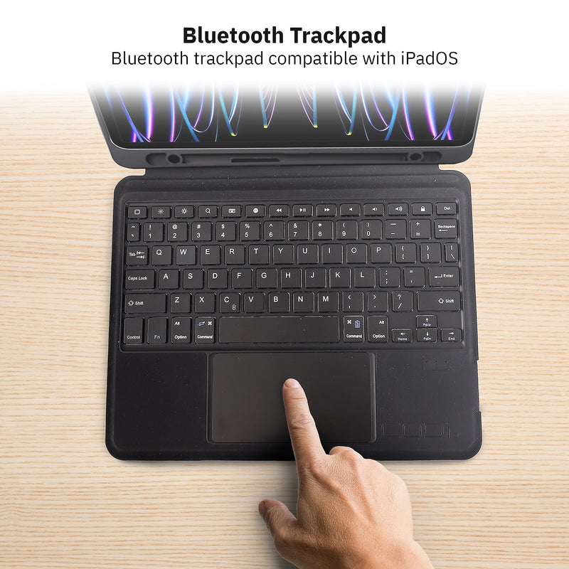 CODi PU Leather 13" Bluetooth Keyboard Case for iPad Pro 5th & 6th Generation, Black (C30708531)