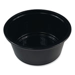 Boardwalk Souffle/Portion Cups, 3.25 oz, Polypropylene, Black, 2,500/Carton