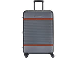 Bugatti Wellington 30" Hardside Suitcase, 8-Wheeled Spinner, TSA Checkpoint Friendly, Silver (HLG5128-Pewter)