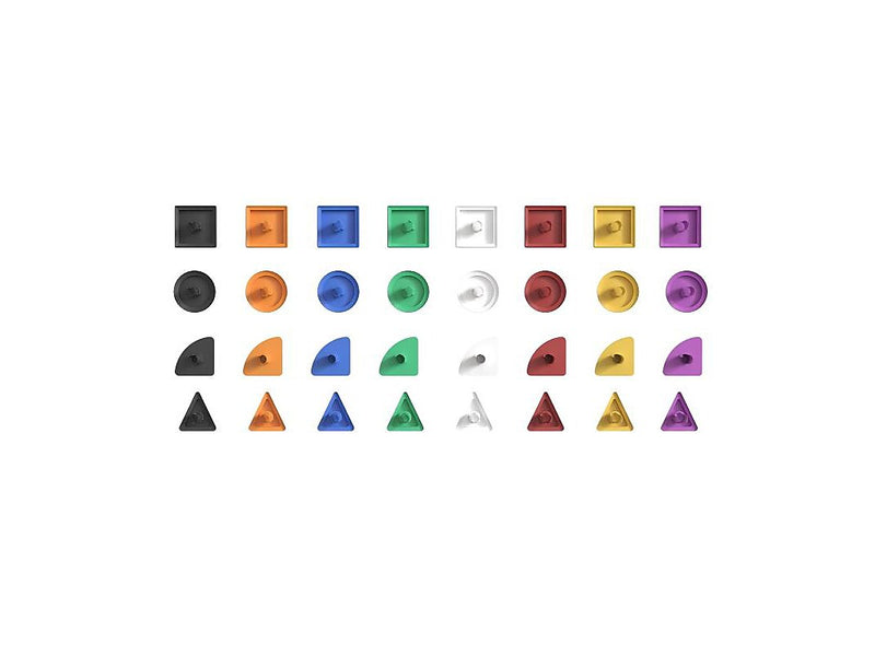 Flash Furniture Bright Beginnings Shapes for Modular STEAM Walls, 256/Pack (MK-ME14696-GG)