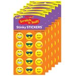TREND Orange Stinky Stickers® Emoji Cheer, 60/Pack, 6 Packs (T-83433-6)