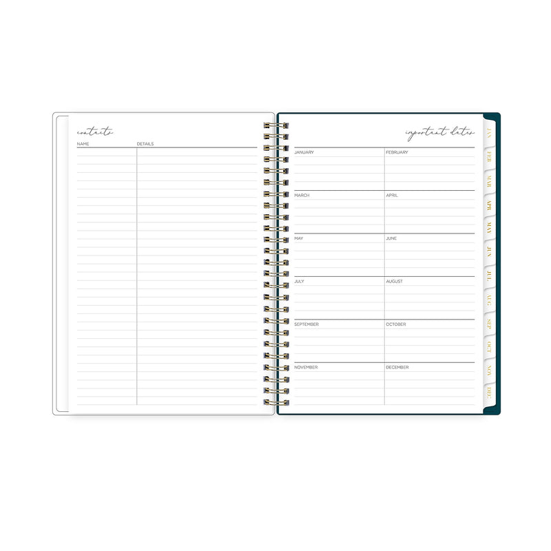 2026 Blue Sky Life Note It Dania 5.875" x 8.625"  Weekly & Monthly Planner, Plastic Cover, Multicolored (139478-26)