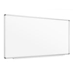 Luxor Magnetic Porcelain Dry-Erase Whiteboard, Aluminum Frame, 90"W x 40"H (DEWM004)