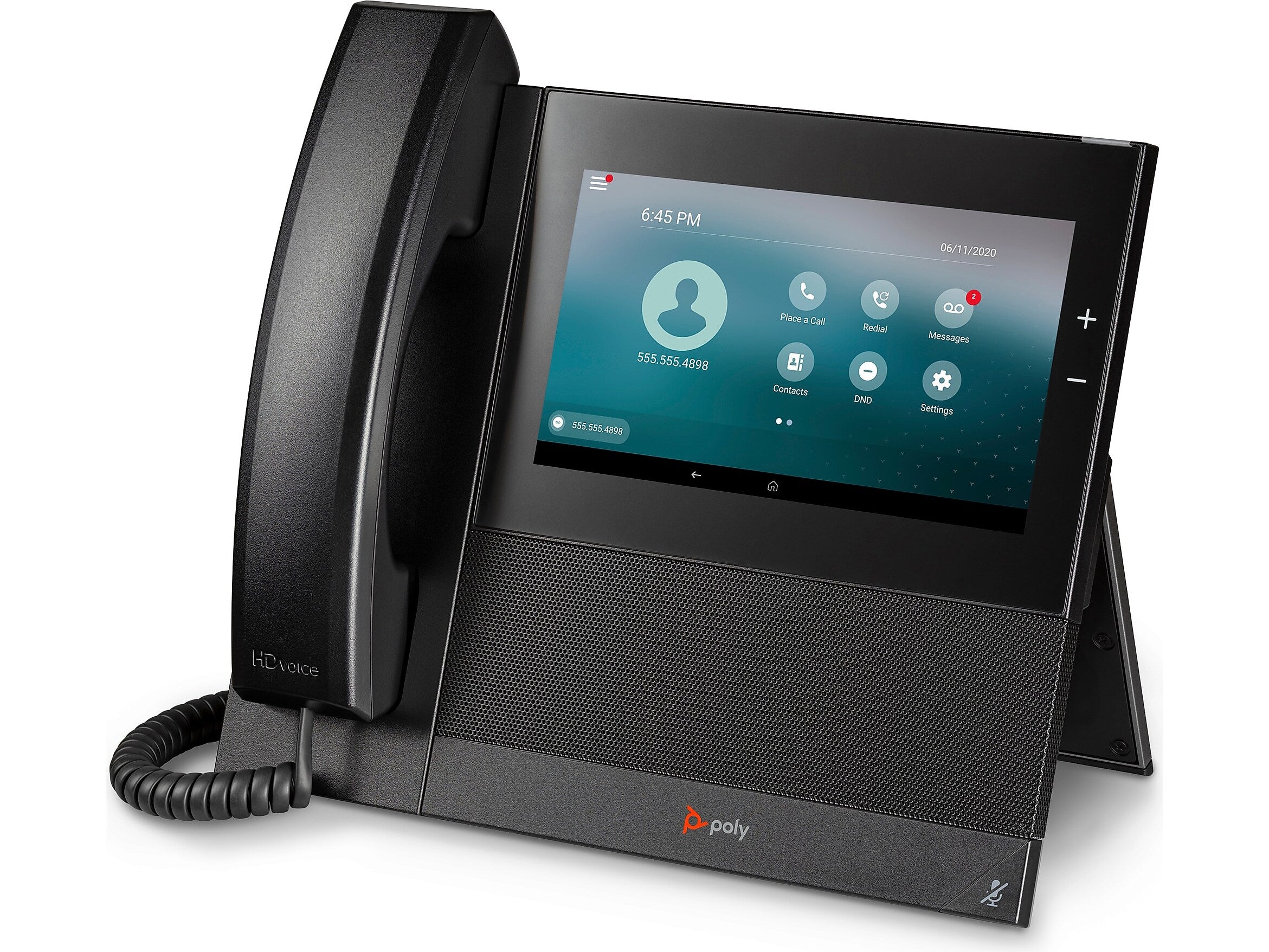 Poly CCX 600 Series 24-Lines VoIP Phone, Black (84C17AA)