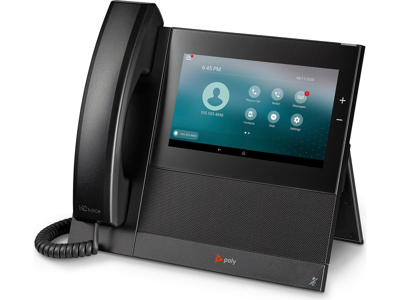 Poly CCX 600 Series 24-Lines VoIP Phone, Black (84C17AA)