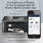 Brother MFC-J1010DW Wireless Color Inkjet Printer, All-In-One, Print, Scan, Copy, Fax (MFCJ1010DW)