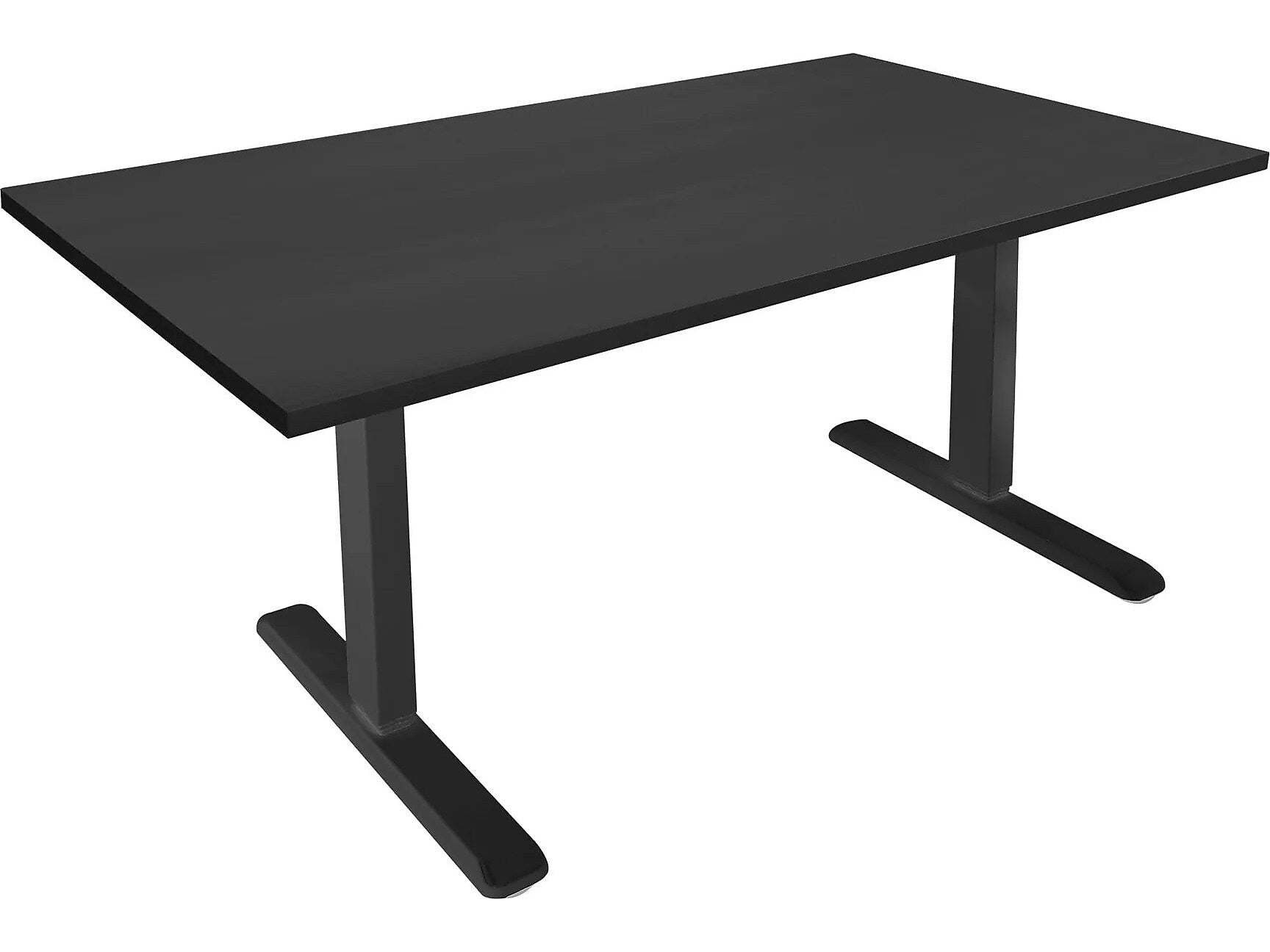 Mount-It! 55"W Electric Rectangular Adjustable Standing Desk, Black (MI-18087)